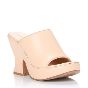 Bottega Veneta Lagoon Wedge in Macaroon